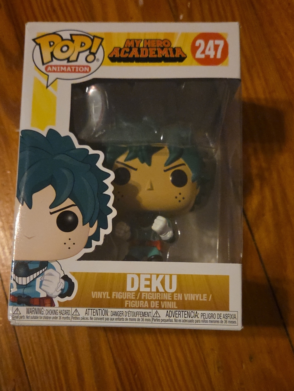 Funko Pop! My Hero Academia 247 Deku Green Teal Yellow - Picture 1 of 4